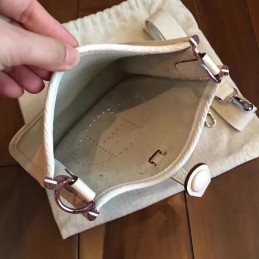 Replica Hermes Cream Evelyne 18 Bag