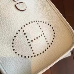 Replica Hermes Cream Evelyne 18 Bag