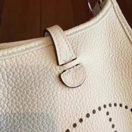 Replica Hermes Cream Evelyne 18 Bag