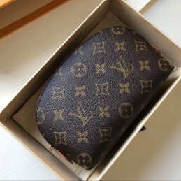 Replica Louis Vuitton Brown Monogram Cosmetic Pouch