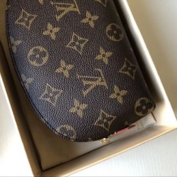 Replica Louis Vuitton Brown Monogram Cosmetic Pouch