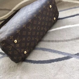 Replica Louis Vuitton Brown Monogram Beige Trim Montaigne GM