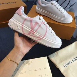 Replica Louis Vuitton White Multicolor Logo Sneakers