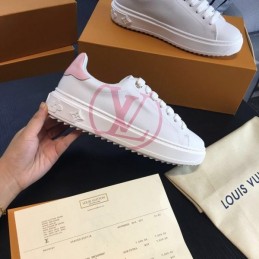 Replica Louis Vuitton White Multicolor Logo Sneakers