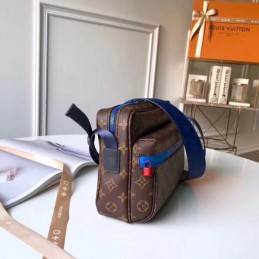 Replica Louis Vuitton Brown Monogram Rainbow Stripe Outdoor Messenger
