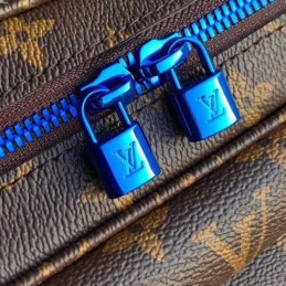 Replica Louis Vuitton Brown Monogram Rainbow Stripe Outdoor Messenger