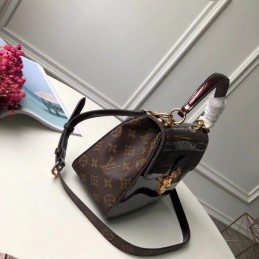 Replica Louis Vuitton Burgundy Patent Cherrywood PM
