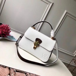 Replica Louis Vuitton White Patent Cherrywood PM