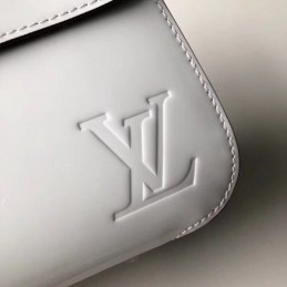 Replica Louis Vuitton White Patent Cherrywood PM