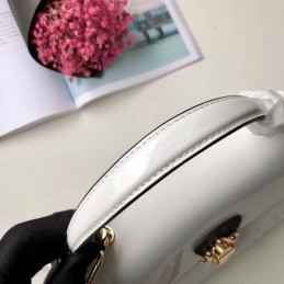 Replica Louis Vuitton White Patent Cherrywood PM