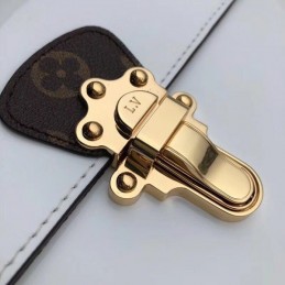 Replica Louis Vuitton White Patent Cherrywood PM