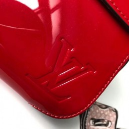 Replica Louis Vuitton Red Patent Cherrywood PM