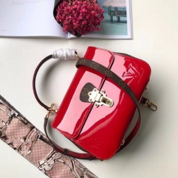 Replica Louis Vuitton Red Patent Cherrywood PM