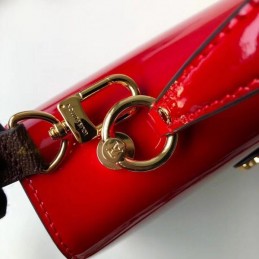 Replica Louis Vuitton Red Patent Cherrywood PM