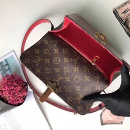 Replica Louis Vuitton Red Patent Cherrywood PM