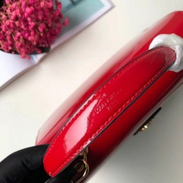 Replica Louis Vuitton Red Patent Cherrywood PM
