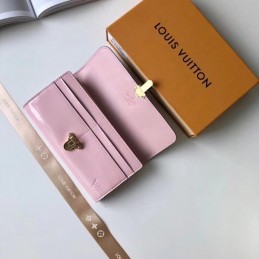 Replica Louis Vuitton Brown Monogram Pale Pink Cherrywood Wallet