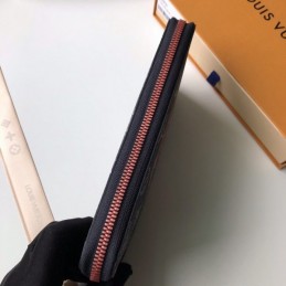 Replica Louis Vuitton Black Monogram Graffiti Zippy Organizer Wallet