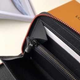 Replica Louis Vuitton Black Monogram Graffiti Zippy Organizer Wallet