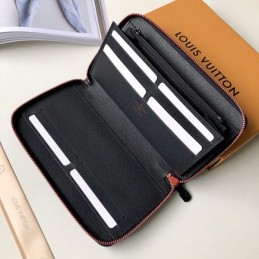 Replica Louis Vuitton Black Monogram Graffiti Zippy Organizer Wallet