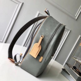 Replica Louis Vuitton Gray Monogram Titanium PM Backpack