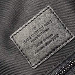 Replica Louis Vuitton Black Monogram Titanium GM Backpack
