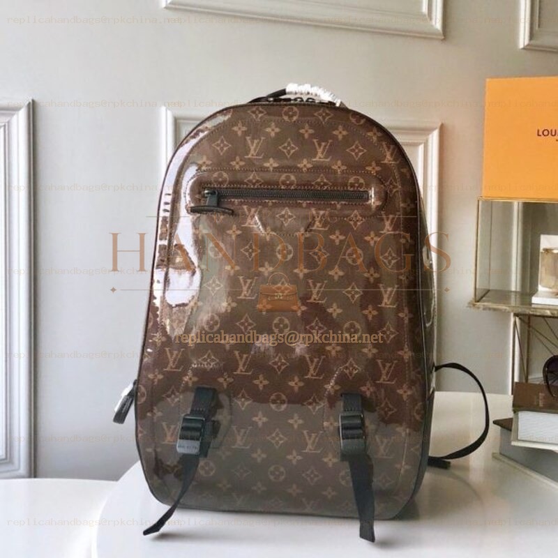 Replica Louis Vuitton Brown Monogram Titanium GM Backpack