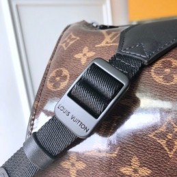 Replica Louis Vuitton Brown Monogram Titanium Keepall Bandouliere 50