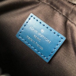 Replica Louis Vuitton Black Epi Leather Orange Trim Danube Slim
