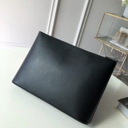 Replica Louis Vuitton Black Taiga Leather Front Zip Pochette Cosmos