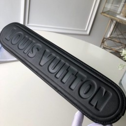 Replica Louis Vuitton Black Taiga Leather Front Zip Pochette Cosmos