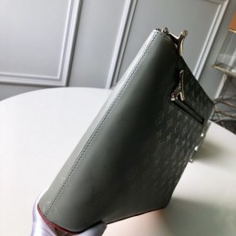 Replica Louis Vuitton Gray Monogram Titanium Pochette Cosmos