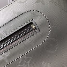 Replica Louis Vuitton Gray Monogram Titanium Pochette Cosmos