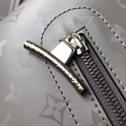 Replica Louis Vuitton Gray Monogram Titanium Pochette Cosmos
