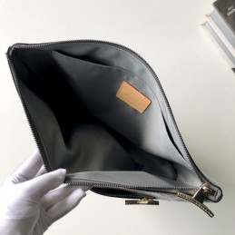 Replica Louis Vuitton Gray Monogram Titanium Pochette Cosmos