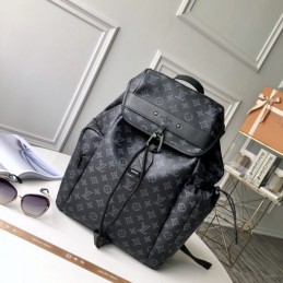 Replica Louis Vuitton Black Monogram Eclipse Discovery Backpack PM