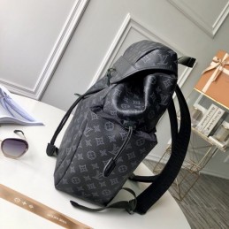Replica Louis Vuitton Black Monogram Eclipse Discovery Backpack PM