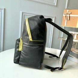 Replica Louis Vuitton Black Epi Leather Yellow Trim Apollo Backpack
