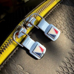 Replica Louis Vuitton Black Epi Leather Yellow Trim Apollo Backpack