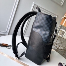 Replica Louis Vuitton Blue Damier Cobalt Matchpoint Backpack