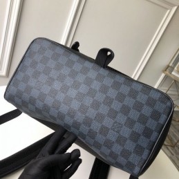 Replica Louis Vuitton Blue Damier Cobalt Matchpoint Backpack