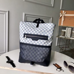 Replica Louis Vuitton White Damier Matchpoint Backpack