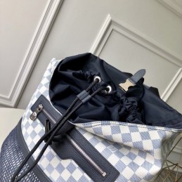 Replica Louis Vuitton White Damier Matchpoint Backpack