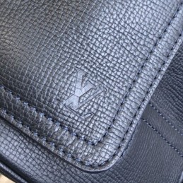 Replica Louis Vuitton Navy Blue Leather Canyon Backpack