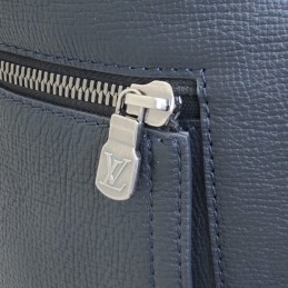 Replica Louis Vuitton Navy Blue Leather Canyon Backpack