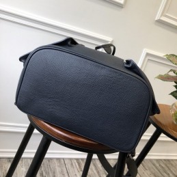 Replica Louis Vuitton Navy Blue Leather Canyon Backpack