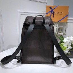 Replica Louis Vuitton Black Leather Canyon Backpack