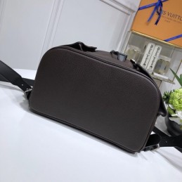 Replica Louis Vuitton Black Leather Canyon Backpack