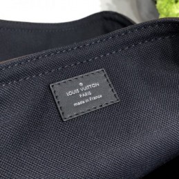 Replica Louis Vuitton Black Leather Canyon Backpack