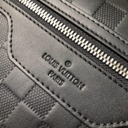 Replica Louis Vuitton Black Damier Graphite Avenue Backpack